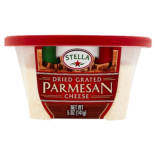 Stella Dried Grated Parmesan Cheese, 5 oz