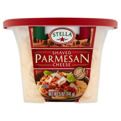 Stella Shaved Parmesan Cheese, 5 oz