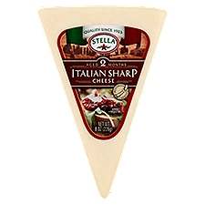 Stella Italian Sharp Cheese, 8 oz, 8 Ounce