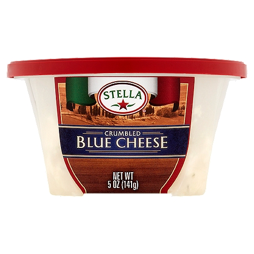 Stella Crumbled Blue Cheese, 5 oz