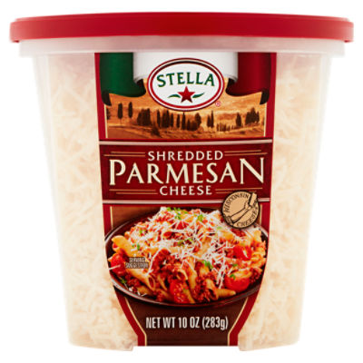 Stella Shredded Parmesan Cheese, 10 oz