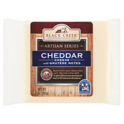 Black Creek Artisan Series Cheddar Cheese with Gruyère Notes, 7 oz