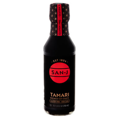 SanJ Tamari Brewed Soy Sauce, 10 fl oz Fairway
