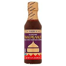 San-J Thai Peanut Mildly Spicy Marinade & Dipping Sauce, 10 fl oz