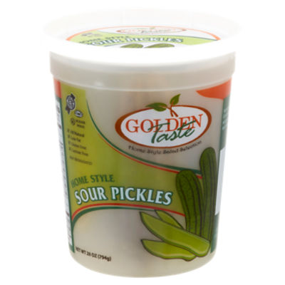 Golden Taste Home Style Sour Pickles, 28 oz