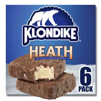 Klondike Frozen Dairy Dessert Bars Heath 4 fl oz, 6 Count