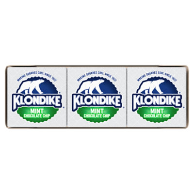 Klondike Mint Chocolate Chip Frozen Dairy Dessert Bars, 4 fl oz, 6 count