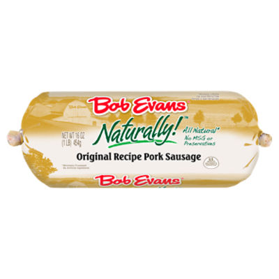 Bob Evans Naturally! Original Recipe Pork Sausage, 16 oz