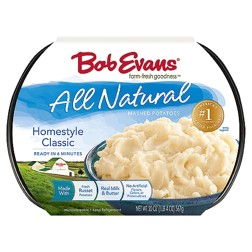 Bob Evans All Natural Homestyle Classic Mashed Potatoes, 20 oz