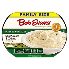 Bob Evans Farm-Fresh Goodness Sour Cream & Chives Mashed Potatoes Family Size, 32 oz