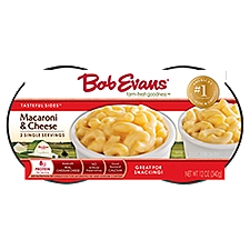 Bob Evans Tasteful Sides Macaroni & Cheese, 2 count, 12 oz, 2 Each
