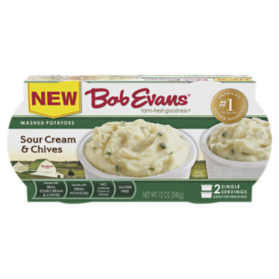 Bob Evans Sour Cream & Chives Mashed Potatoes, 12 oz