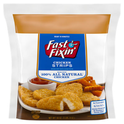 Fast Fixin'® Chicken Breast Strips, 56 oz (Frozen)