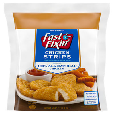 Fast Fixin'® Chicken Breast Strips, 56 oz (Frozen)