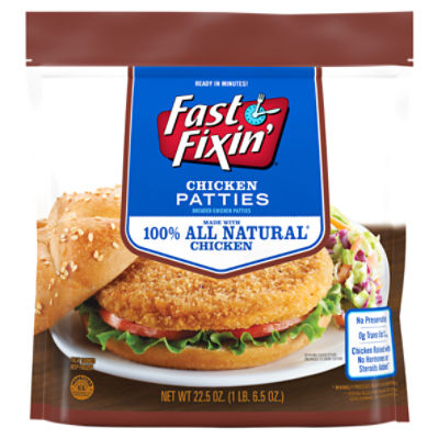 Fast Fixin'® Chicken Breast Patties, 22.5 oz (Frozen), 22.5 Ounce