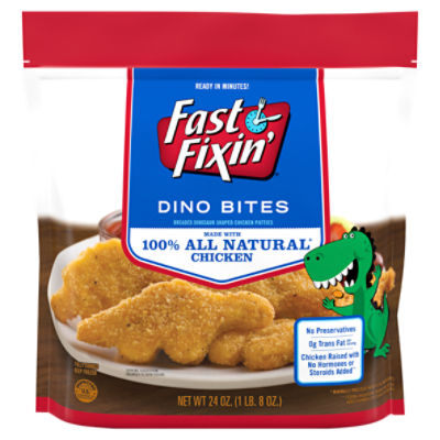 Fast Fixin'® Dino Chicken Bites, 24 oz (Frozen)