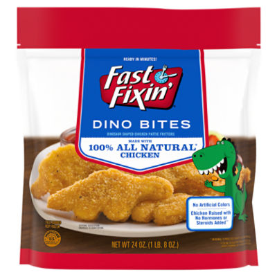 Fast Fixin'® Dino Chicken Bites, 24 oz (Frozen) - Price Rite
