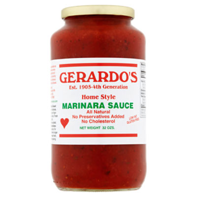 Gerardo's Home Style Marinara Sauce, 32 oz ShopRite