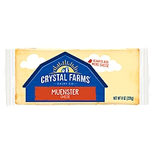 Crystal Farms Cheese, Muenster, 8 Ounce