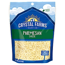 Crystal Farms Finely Shredded Parmesan Cheese, 5.5 oz