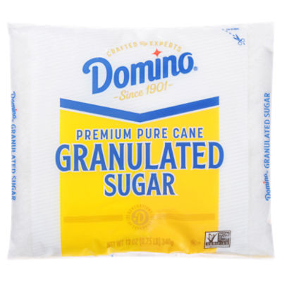 Domino Premium Pure Cane Granulated Sugar, 12 oz