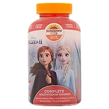 Sundown Naturals Kids Disney Frozen Complete Multivitamin Gummies, 180 Each