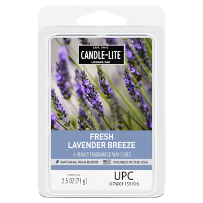 Candle-Lite Fresh Lavender Breeze Wax Cubes, 6 count, 2.5 oz