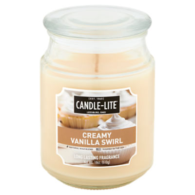 Candle-Lite Scented Candle - Vanilla Swirl, 18 oz
