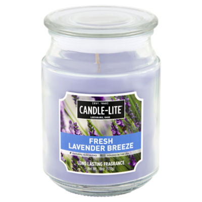 Candle-Lite Candle - Scented Fresh Lavender Breeze, 1 each