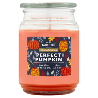 Candle-Lite Perfect Pumpkin Candle Limited Edition, 18 oz