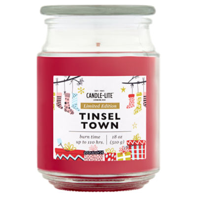 Candle-Lite Tinsel Town Candle Limited Edition, 18 oz