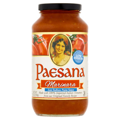 Paesana Marinara Low Sodium Pasta Sauce, 25 oz, 25 Ounce