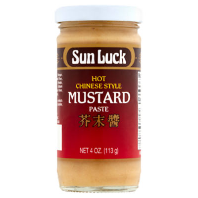 Sun Luck Hot Chinese Style Mustard Paste, 4 oz