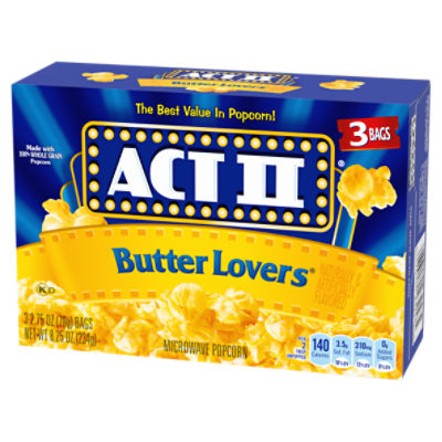 Act ii butter lovers popcorn deals vegan