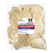 Chomp'ems American Beefhide Dog Chews Chips, 1 lb