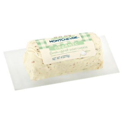 Montchevre Organic Garlic & Herb Goat Cheese, 4 oz