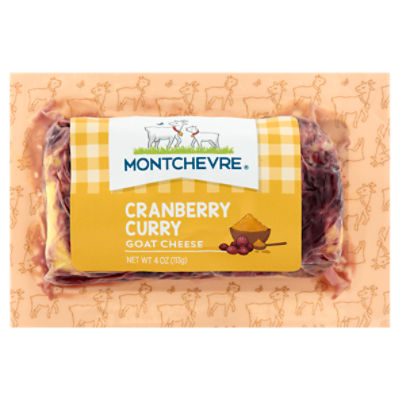 Montchevre Cranberry Curry Goat Cheese, 4 oz