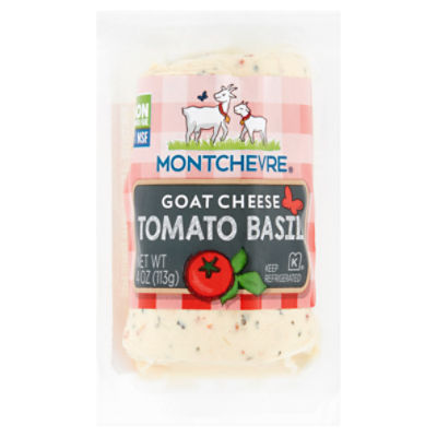 Montchevre Tomato Basil Goat Cheese, 4 oz