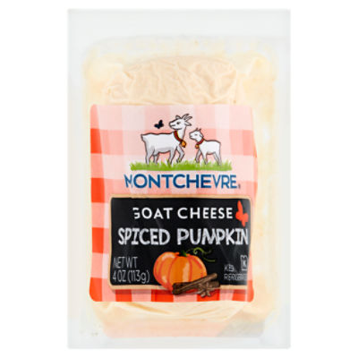 Montchevre Spiced Pumpkin Goat Cheese, 4 oz