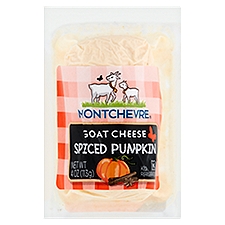 Montchevre Spiced Pumpkin Goat Cheese, 4 oz