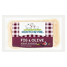 Montchevre Goat Cheese, Fig & Olive, 4 Ounce