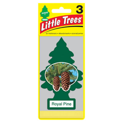 Little Trees Royal Pine Air Fresheners, 3 count