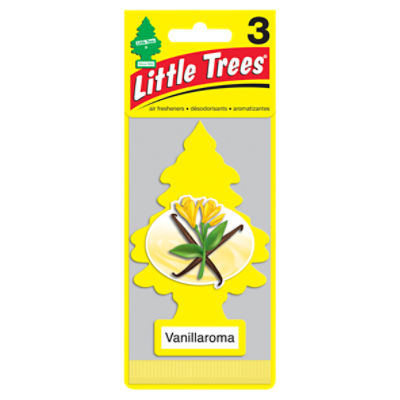 Little Trees Vanillaroma Air Fresheners, 3 count