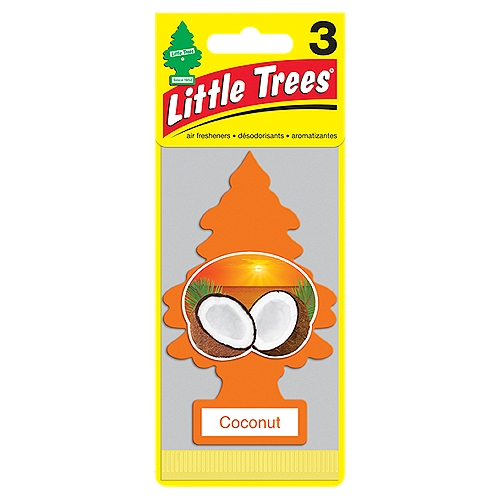 Little Trees Coconut Air Fresheners, 3 count