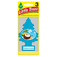 Little Trees Caribbean Colada Air Fresheners, 3 count, 3 Each