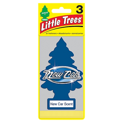 Little Trees New Car Scent Air Fresheners, 3 count
Freshen your life!
Made from only the best ingredients, Little Trees air fresheners provide a fresh, long-lasting fragrance experience. With a wide range of scents, you're sure to find one you love. At home or on the road, let Little Trees freshen your life.
