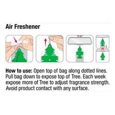 Little Trees New Car Scent Air Fresheners, 6 count