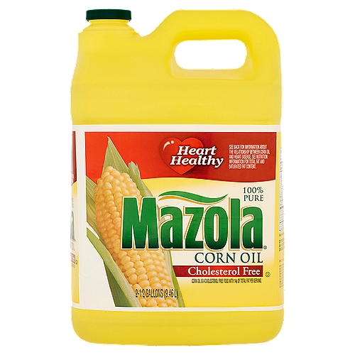 Mazola 100% Pure Corn Oil, 2-1/2 gallons