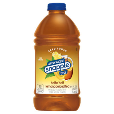 Snapple Zero Sugar Half n' Half Lemonade Iced Tea, 64 fl oz