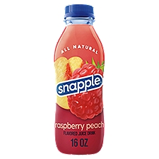Snapple Raspberry Peach, 16 fl oz recycled plastic bottle
